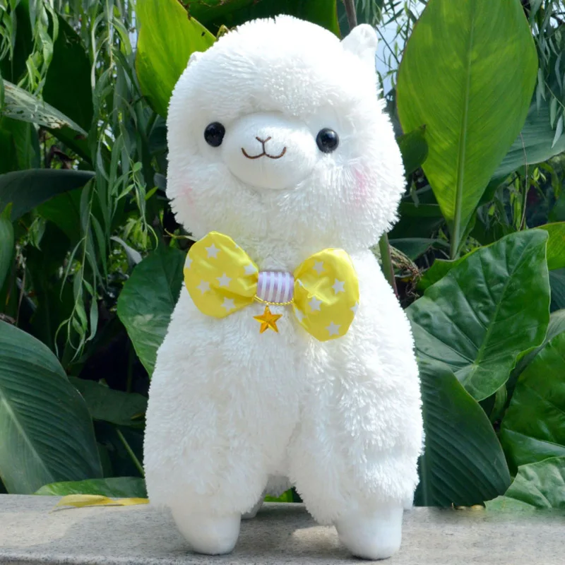 

35cm/14'' Kawaii Alpaca Plush Toy Alpacasso Stuffed Animal Soft Alpaca Stuffed Kids Toys Baby Toy Alpacasso Gift For Children 15