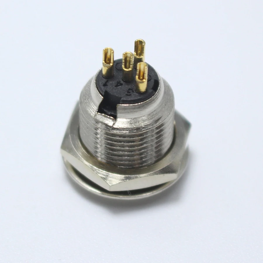 1 шт. мини XLR 4 контактный Штекерный разъем маленький Аудио Микрофон сварной