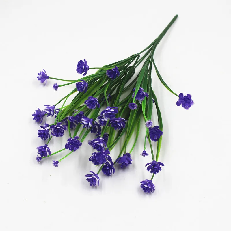 Artificial Plastic Plant Babysbreath Flower Branch Spray for Wedding Garden Decorations | Дом и сад