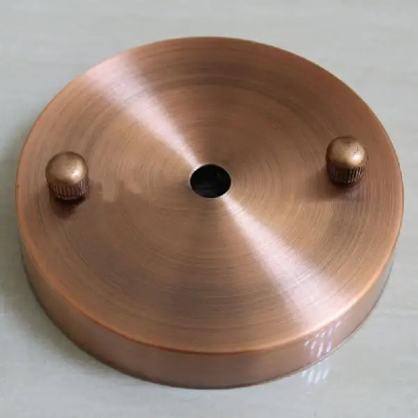 10cm Antic Red 10 см потолочная Базовая пластина, круглый металлический подвесной светильник, аксессуары, современный стиль, украшение для спальни, дома - Цвет: 10cm Antic Red