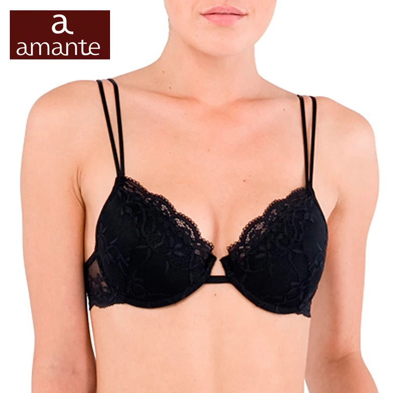 Женский бюстгальтер балконет с формованной поролоновой чашкой изготовленный из