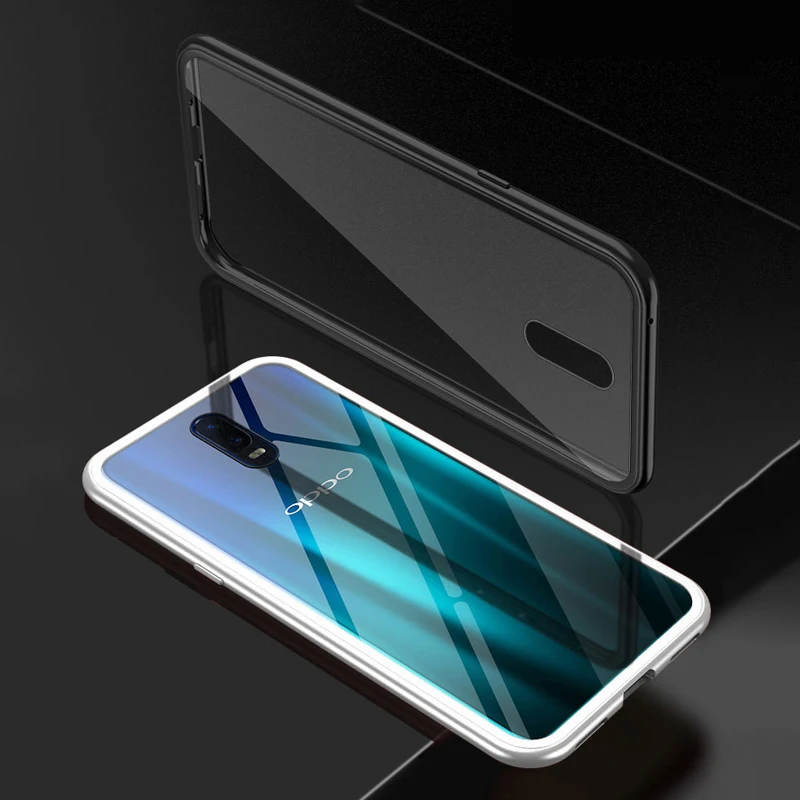 Магнитный флип-чехол для OPPO Realme 3 Pro чехол s Закаленное стекло задняя крышка Oppo R17 Pro R15 мечта зеркальный бампер Realme X Lite чехол