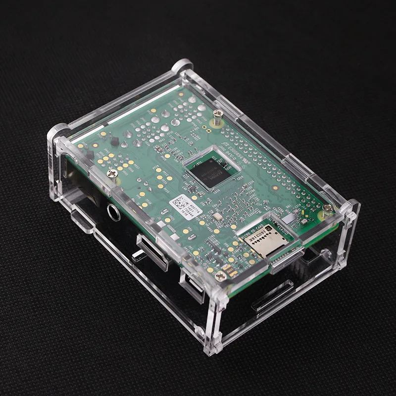 Raspberry Pi 3 Model B чехол прозрачный акриловый корпус коробки совместимость 3B + (3B