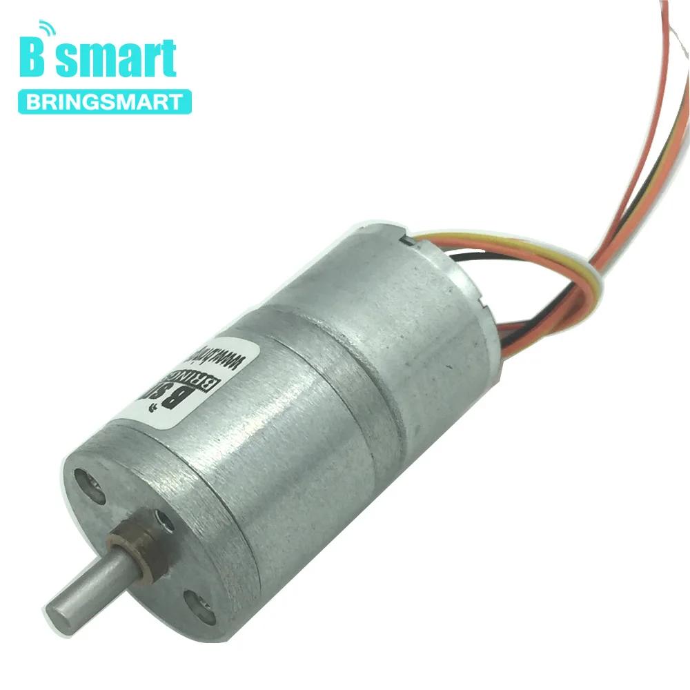 Bringsmart JGA25 2418 12v DC бесщеточный редукторный двигатель с низкой скоростью