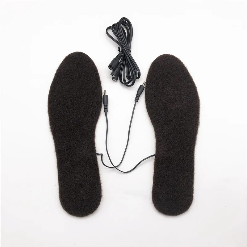 Стельки с подогревом для мужчин и женщин теплые высокой температуры 12 В зимние
