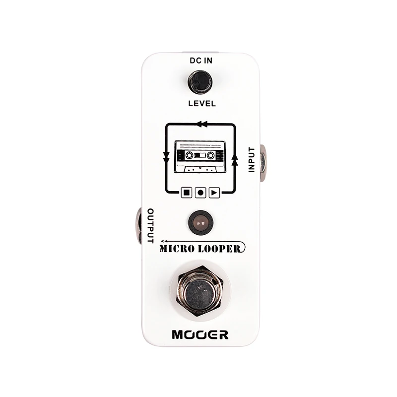 Mooer Micro Looper запись эффектов гитары педаль поддерживает до 30 минут записи