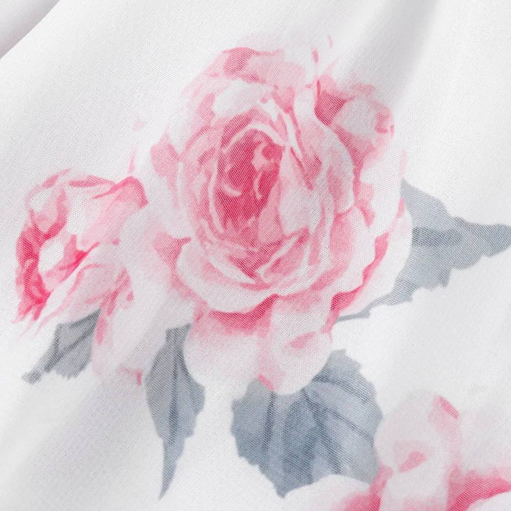

LONSANT Maternity dress Women Floral Falbala Pregnant Off Shoulder Dress For Maternity Mother dress Womens chiffon Clothes