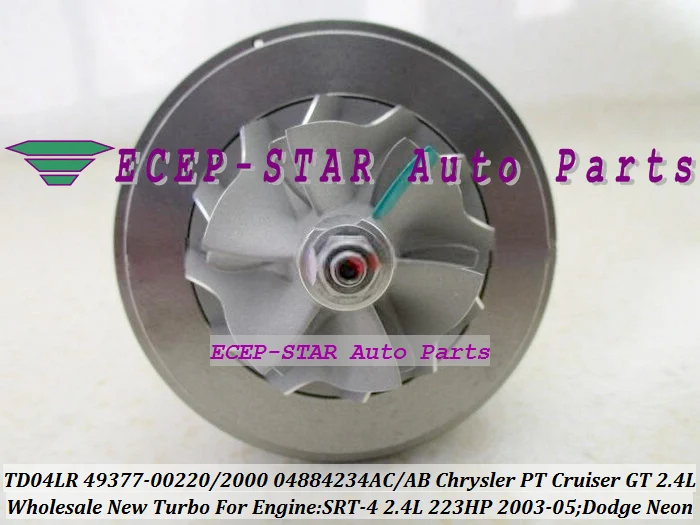 Бесплатная доставка турбокартридж CHRA TD04L 49377 00220 00200 04884234AB для Chrysler PT Cruiser GT Dodge Neon SRT