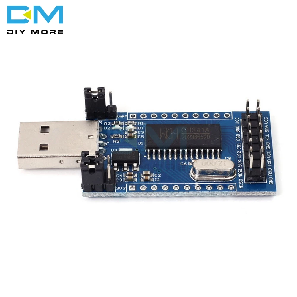 CH341A программист USB к UART IIC SPI IEC конвертер параллельный порт конвертер бортовой рабочий индикатор ламповый модуль