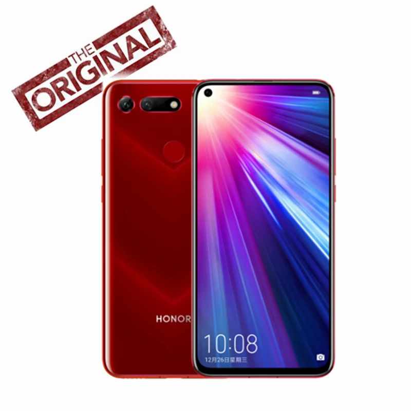 Honor V20 Honor View 20 мобильный телефон NFC Face ID Kirin 980 Восьмиядерный Android 9,0 OS 6,4 дюймовый экран 4000 мАч