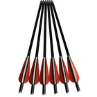 8*6 мм Молодежные Стекловолоконные стрелы арбалета болты с 3 