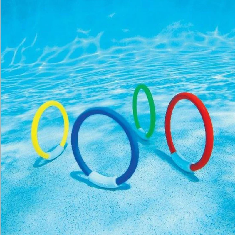 1Pcs Diving Ring Underwater Swimming Pool Toys Kids Buoys Loaded Throwing Toy Party Game Accessories|Бассейн и аксессуары| |