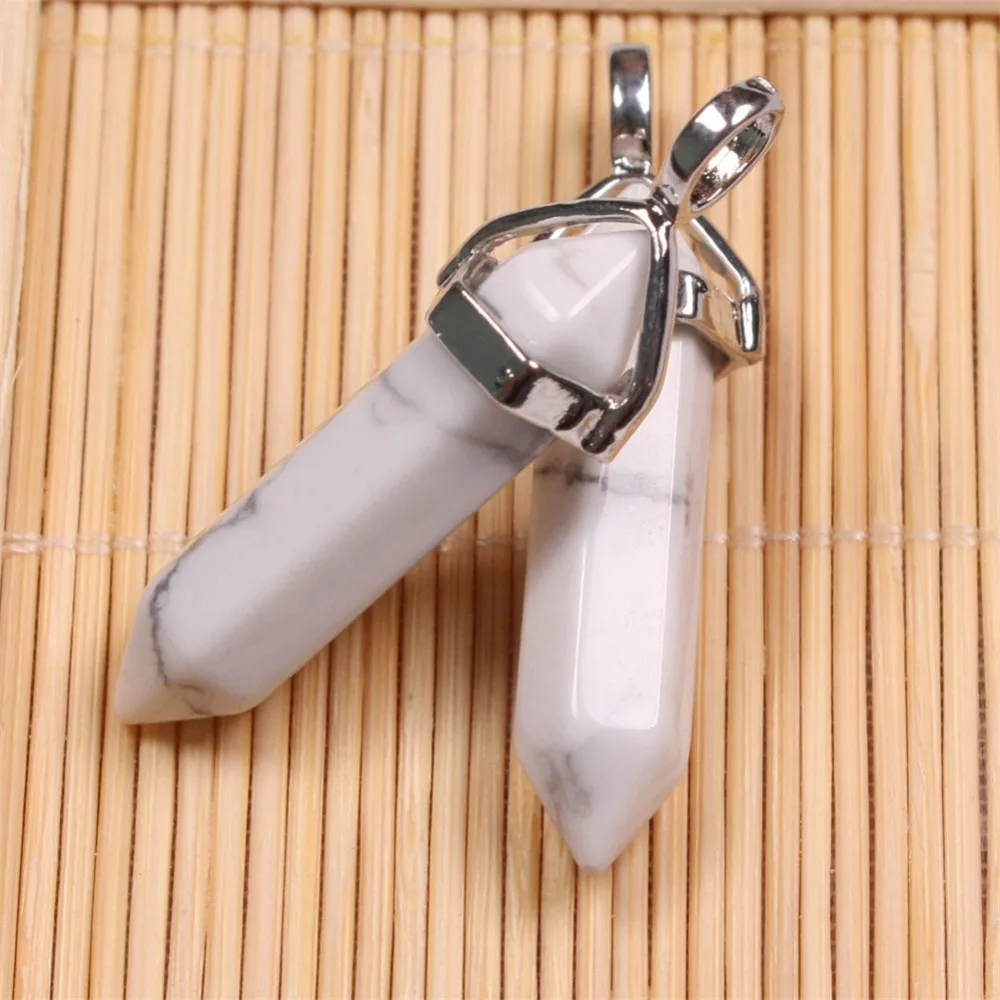 Друза модные ювелирные изделия ожерелье из натурального камня оникс Howlite aventurine