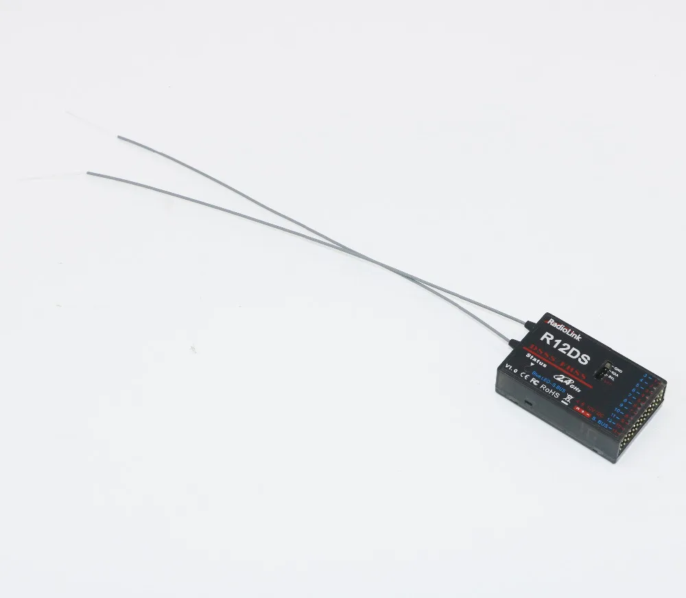 12-канальный приемник RadioLink R12DS 2 4 ГГц для передатчика AT10 Aerial устройство