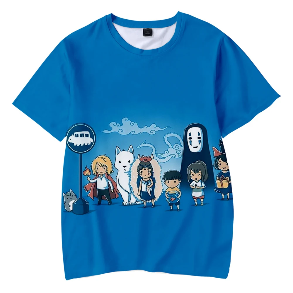 

Spirited Away 3D Printed Children T-shirts Fashion Summer Short Sleeve Tshirt 2019 Hot Sale Kids Harajuku Streetwear Clothes