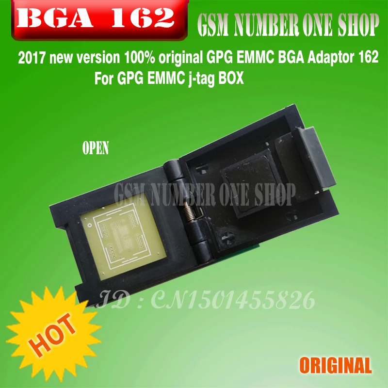 2017 новая версия 100% оригинальный GPG EMMC BGA адаптер 162 для j tag BOX|adaptor| |