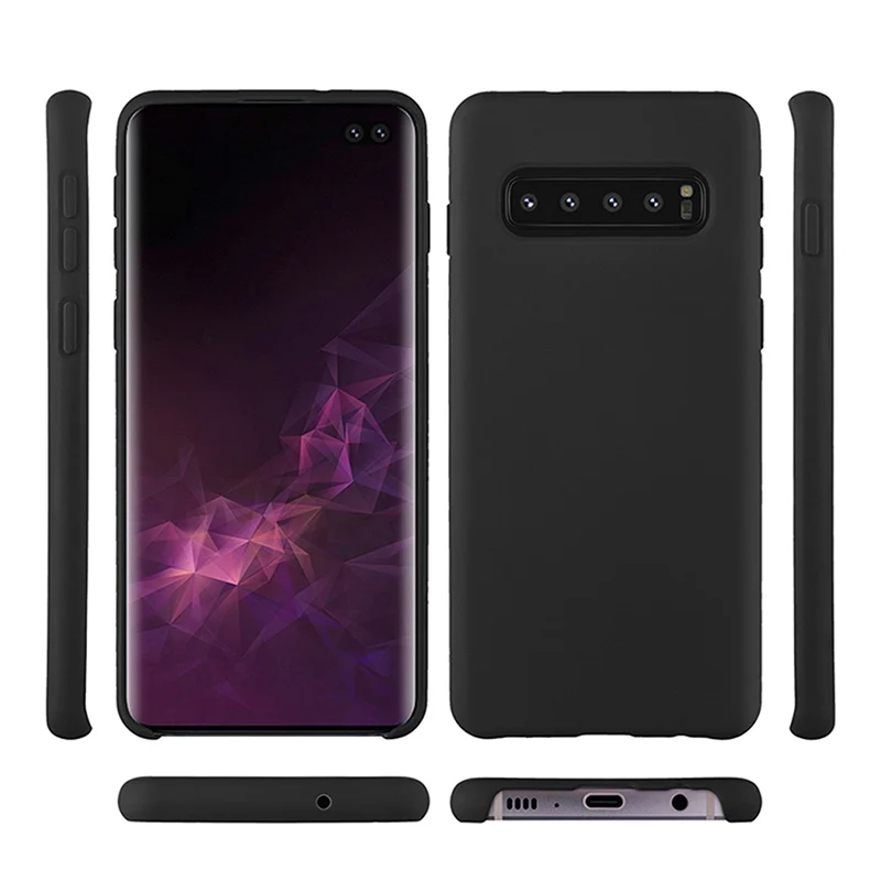 Роскошный официальный Стильный силиконовый чехол для samsung S10 E S9 S8 Чехлы Note9 Note10 Plus