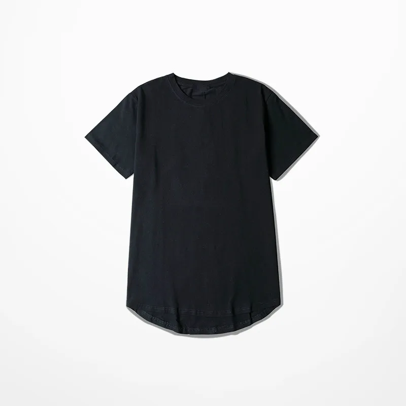 201 S/S, Мужская удлиненная футболка Kanye West, хлопок, Swag, мужские футболки, скейтборд, футболка, одноцветная, Футболка мужская хип-хоп, футболки, топы, Kpop