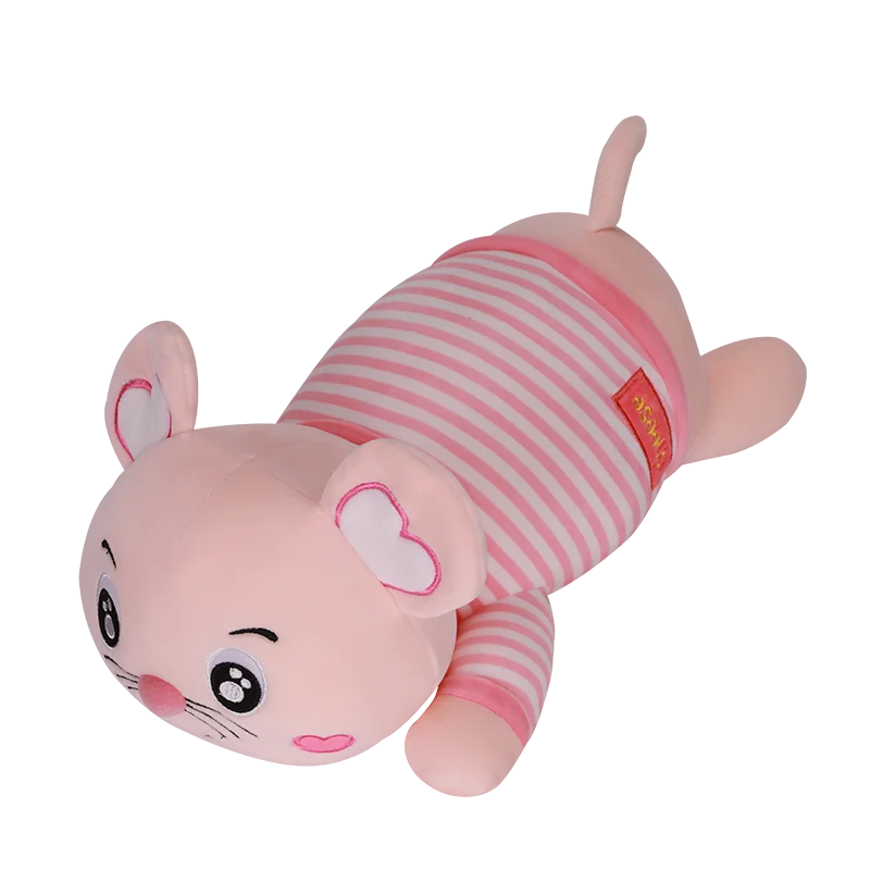 

Lovely Crouching Rat Dummy Plush Doll Soft Doll Long Pillow, Pillow, Mouse Gift