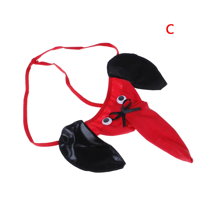 

Male Bulge Pouch Underwear Men Elastic T Back Erotic Lingerie Thong Sexy Men's G-strings Thongs Elephant Bulge Pouch