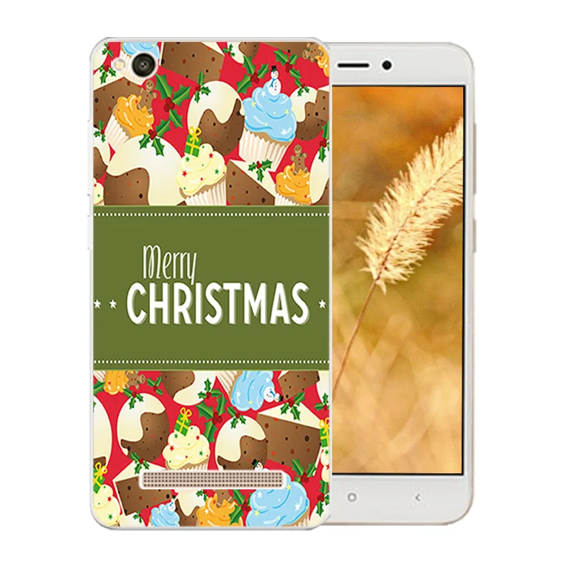 5.0 inch For Xiaomi Redmi 4A 4 A Case Merry X'MAS Pattern Cover Soft TPU Fundas Coque Shell Bags for Hongmi Phone Cases |