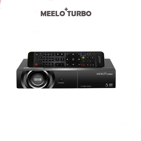 MEELO TURBO DVB S2/C/T2 спутниковый ресивер Linux с цифровым дисплеем процессор 256 Мб Flash 512 DDR