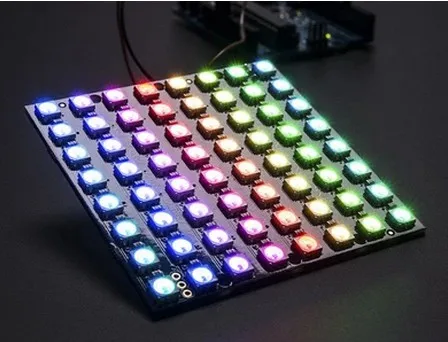 WS2812 светодиодный 5050 RGB 8x8 64 СВЕТОДИОДНЫЙ матричный | Лампы и освещение