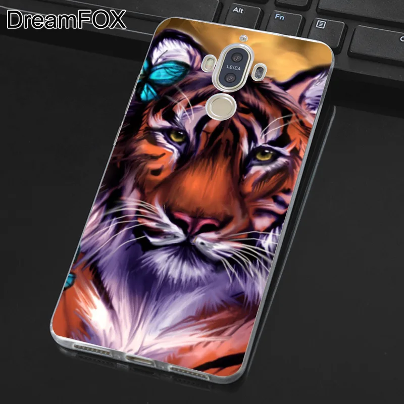 DREAMFOX L402 Tiger Soft TPU Silicone Case Cover For Huawei Honor 6A 6C 6X 7C 7X 8 Lite Pro |