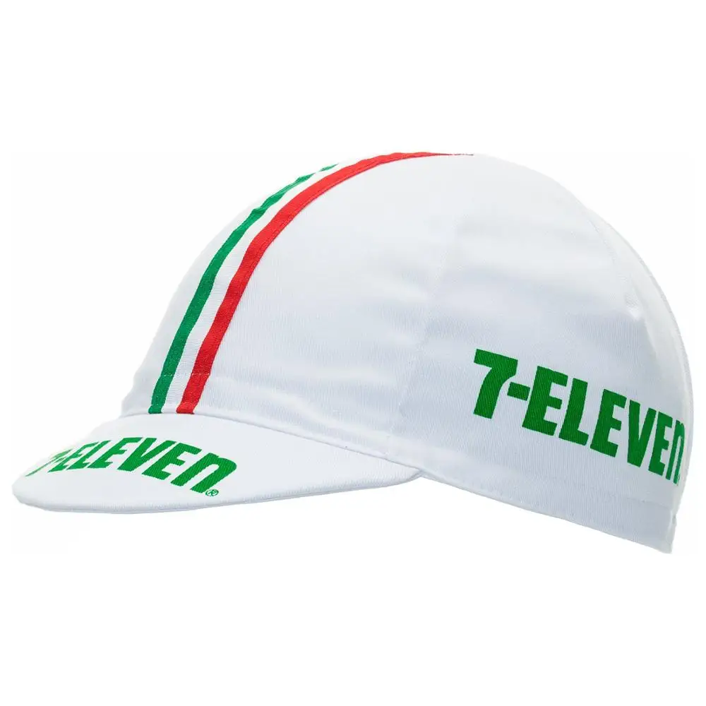 Ретро 7-ELEVEN велосипедные шапочки Белый велосипед одежда шляпа дышащий классический велосипед шапки для мужчин и женщин MTB - Цвет: cycling cap