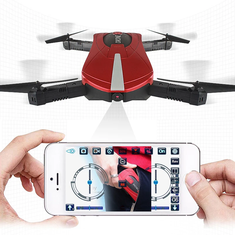 DK018 Wi Fi FPV мини Drone Квадрокоптер с Камера 0 3/2MP высота Удержание G Датчик складной