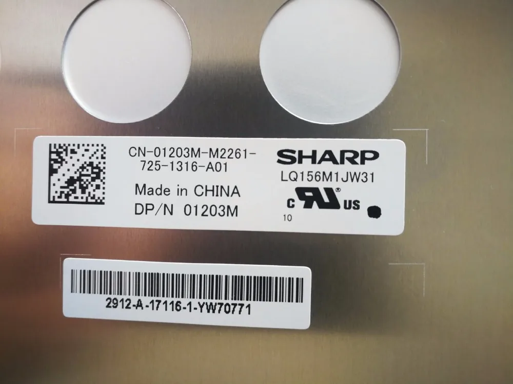 ЖК экран 15 6 дюйма для ноутбука martx Sharp LQ156M1JW31 Dell DP/N 01203M 1920x1080 WUXGA FHD замена IPS экрана с