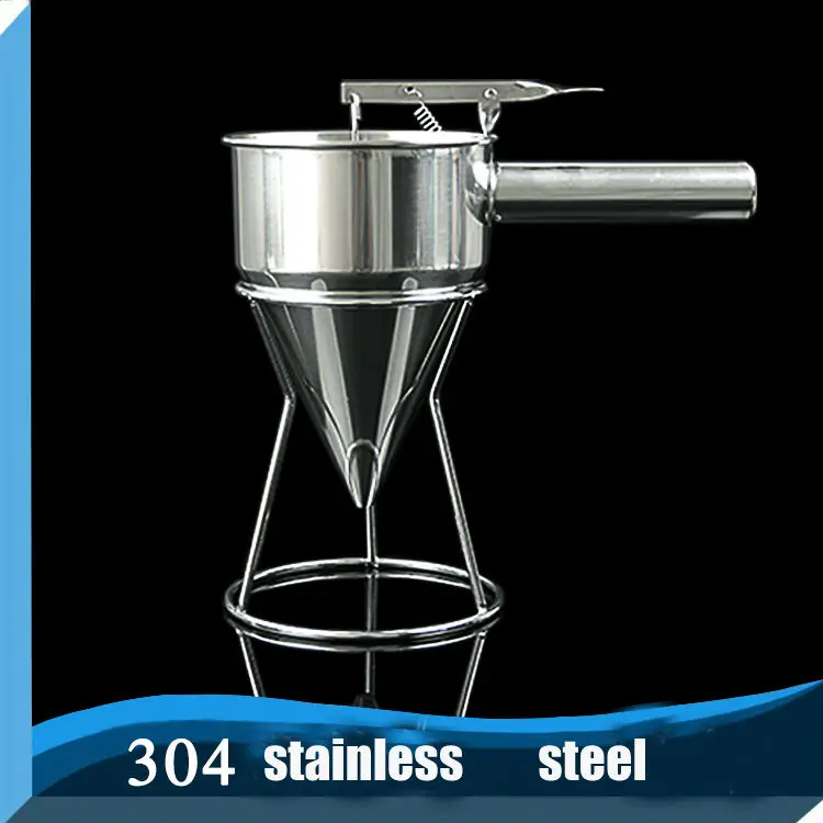 Новое поступление воронка Takoyaki из нержавеющей стали вафельница Диспенсер