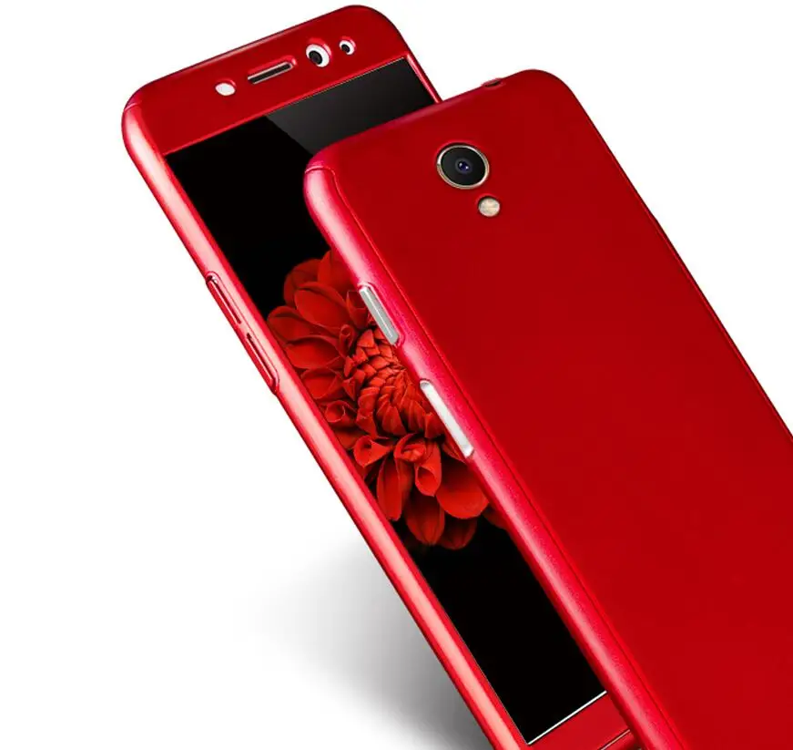 Чехол 360 градусов для Meizu M6s mblu S6 чехол защитный телефона с закаленным стеклом Meilan