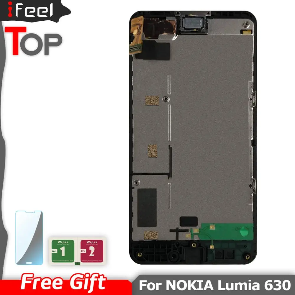 ЖК дисплей для NOKIA Lumia 630 635 + сенсорный экран с рамкой Бесплатная доставка|Экраны
