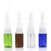 100pcs 10ml nasal spray bottlesempty pet medical oral sprayer bottleatomizer cosmetic packing cntainer
