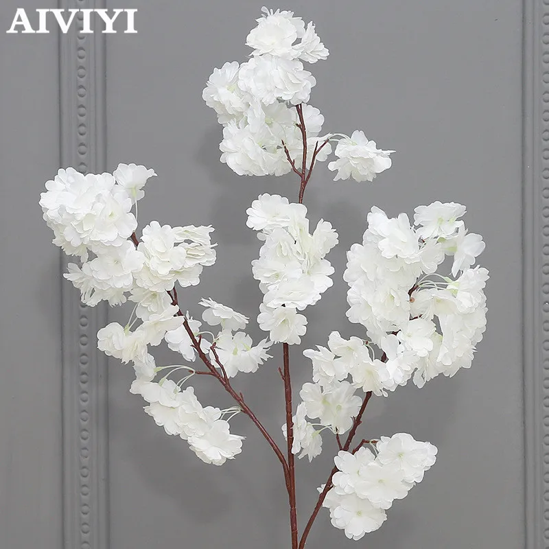

Fake Cherry Blossom Flower Branch Begonia Sakura Tree Stem Event DIY Wedding Tree Decor Artificial Decorative Flowers
