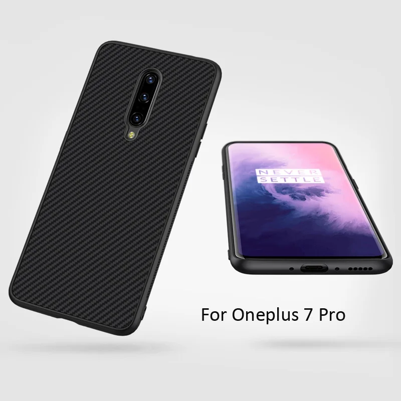 Nillkin Синтетический Чехол из углеродного волокна для Oneplus 7 Pro 6T 6 Ультра тонкий
