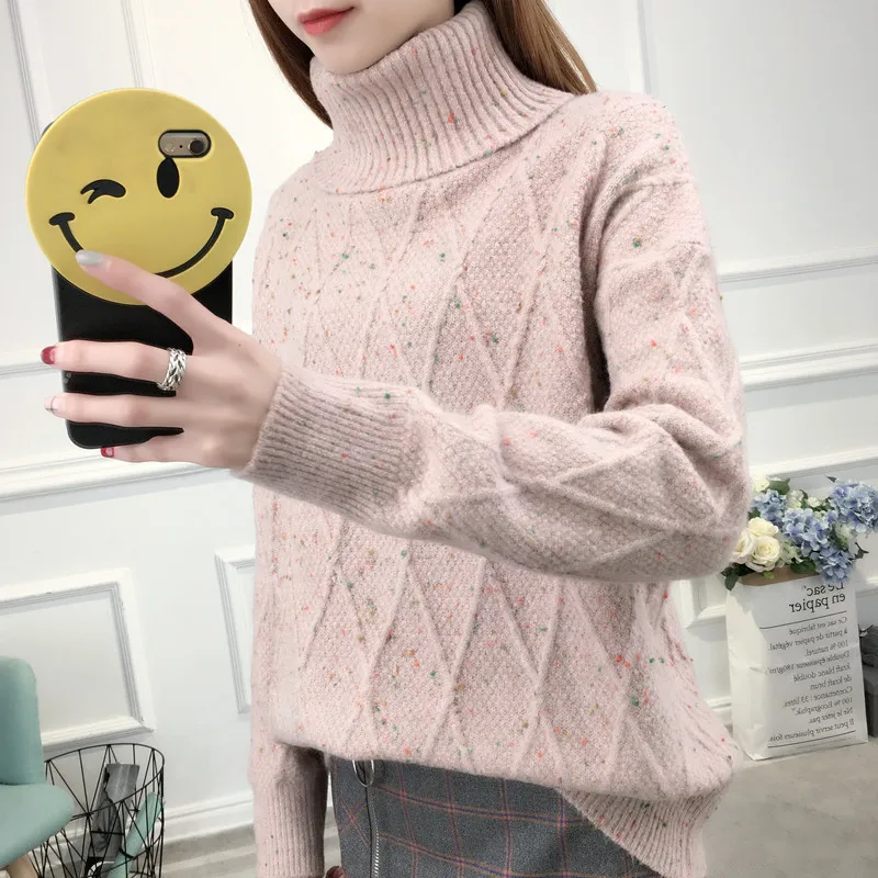 

9899 2018 New autumn turtleneck sweater 64