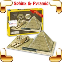 new diy gift sphinx pyramid 3d puzzle pyramids of egypt model children education toys fun puzzle game house decoration present