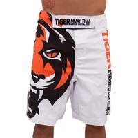 2015 mens white tiger muay thai mma shorts combat sports boxing pants muay thai boxing shorts kick shorts boxing pants