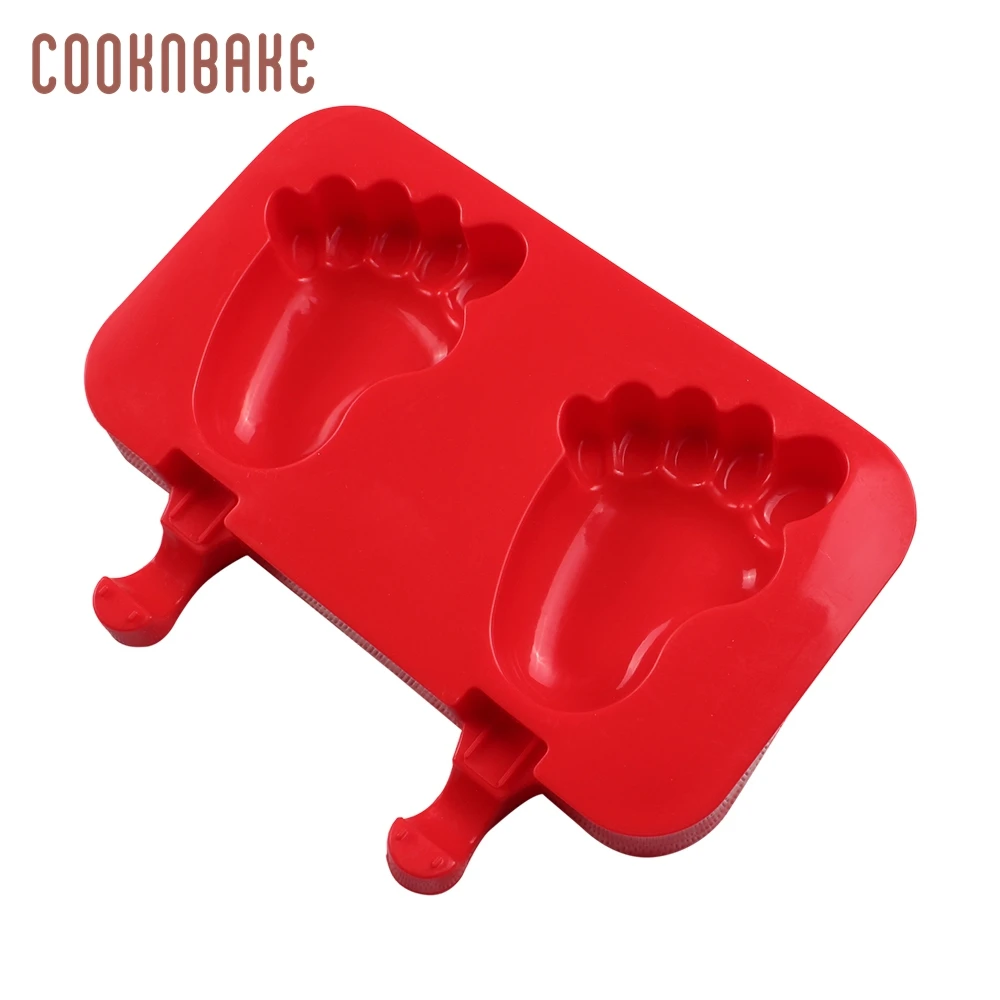 COOKNBAKE силиконовая форма для мороженого в форме ног Форма леденцов инструмент