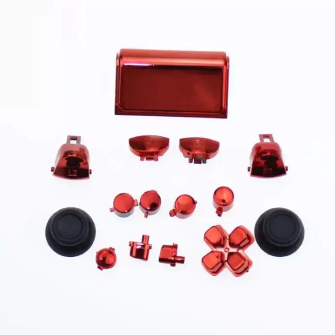 5pcs For PS4 Pro Controller chrome Full Buttons Set JDM-040 D-Pad Trigger L1 R1 L2 R2 | Электроника