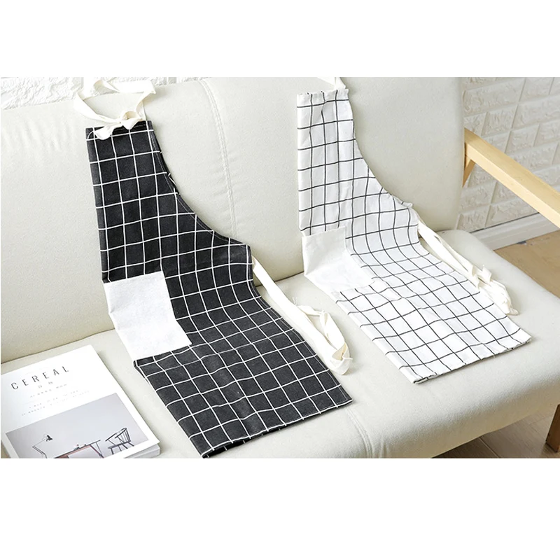 Хлопковый кухонный фартук для женщин и мужчин фартуки унисекс с принтом