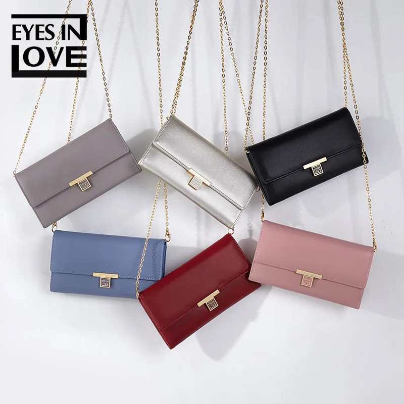 2019 модная кожаная Современная стильная OL Серебряная сумка на плечо для женщин