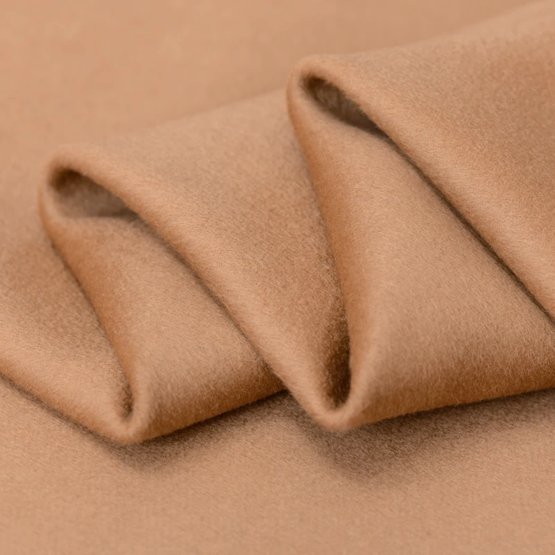 

Camel double-sided cashmere fabric High-end double cashmere fabric coat for cashmere wool fabric wholesale cashmere cloth