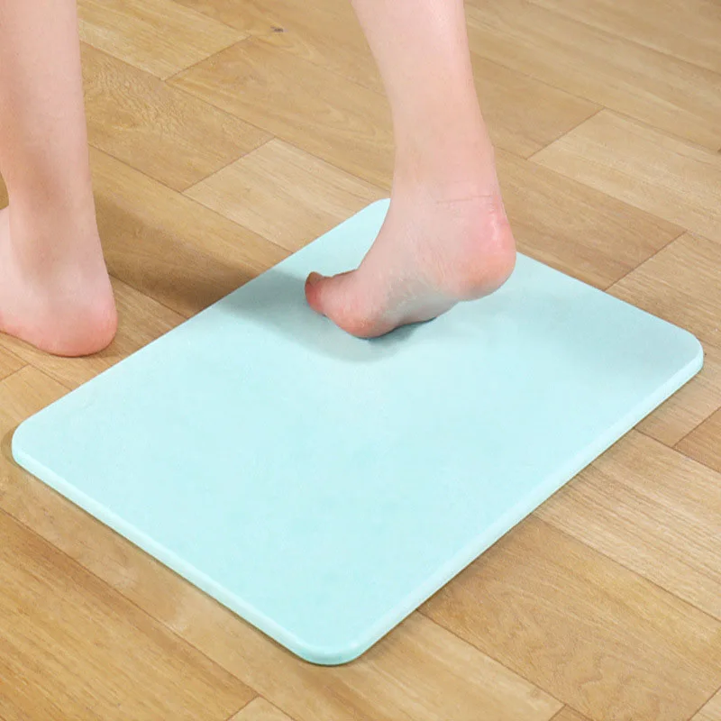

Three-color Nordic Simple Household Diatom Mud Mat Bathroom Diatom Land Mat Bathroom Mat