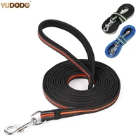3m5m10m pet dog chain leash products accessories nylon anti skid outdoor training pet lead belt soft padded handle dog leash