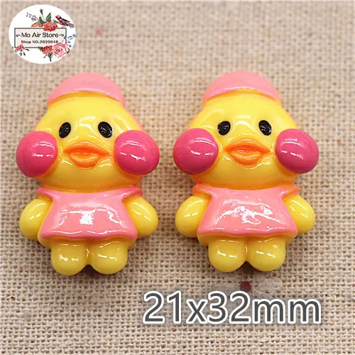 10 шт. каучуковый мультяшный кабошон с плоским основанием для центра банта волос