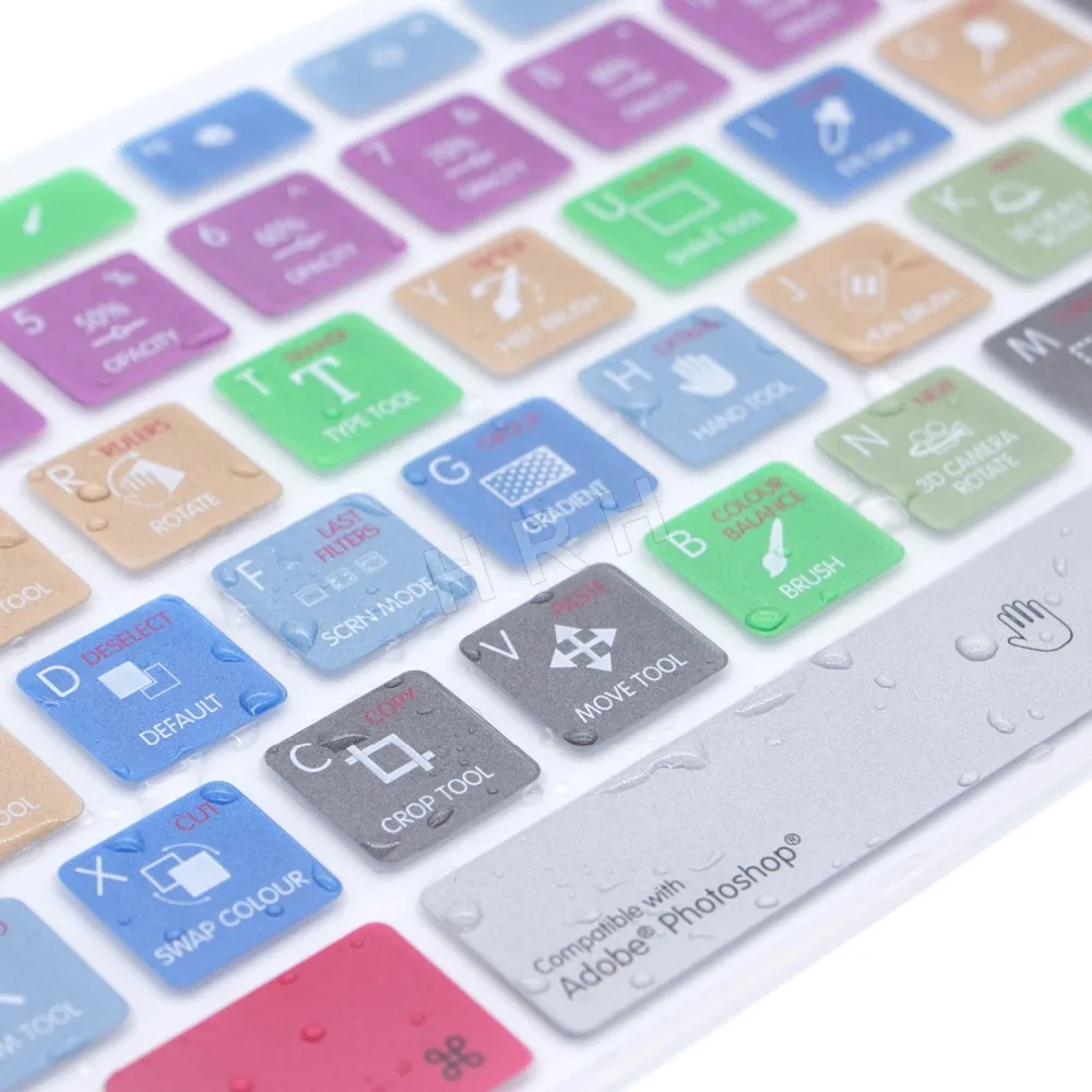 Для клавиатуры Apple с цифровым планшетом USB Adobe Photoshop PS клавиши горячей чехол для iMac