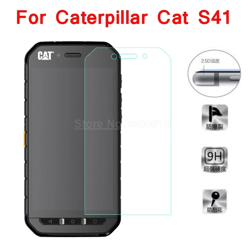 Для гусеницы CAT S41 Защитная передняя Взрывозащищенная защитная пленка из закаленного стекла Cat S 41 5,0 дюймовое стекло для смартфона